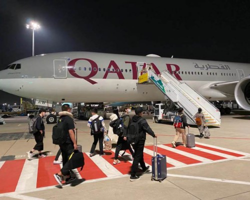 卡塔尔航空为中国留学生提供返校包机服务