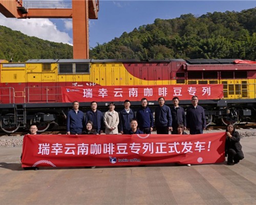 从普洱到厦门，瑞幸首列云南咖啡豆专列发车
